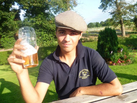 ...e la pinta inglese!!